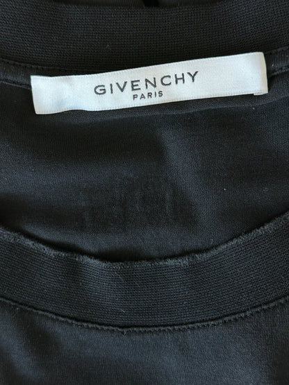 Givenchy Black Flaming Dagger Graphic T-Shirt