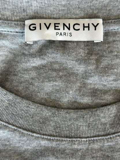 Givenchy Grey & Black Schematics Graphic Longsleeve T-Shirt