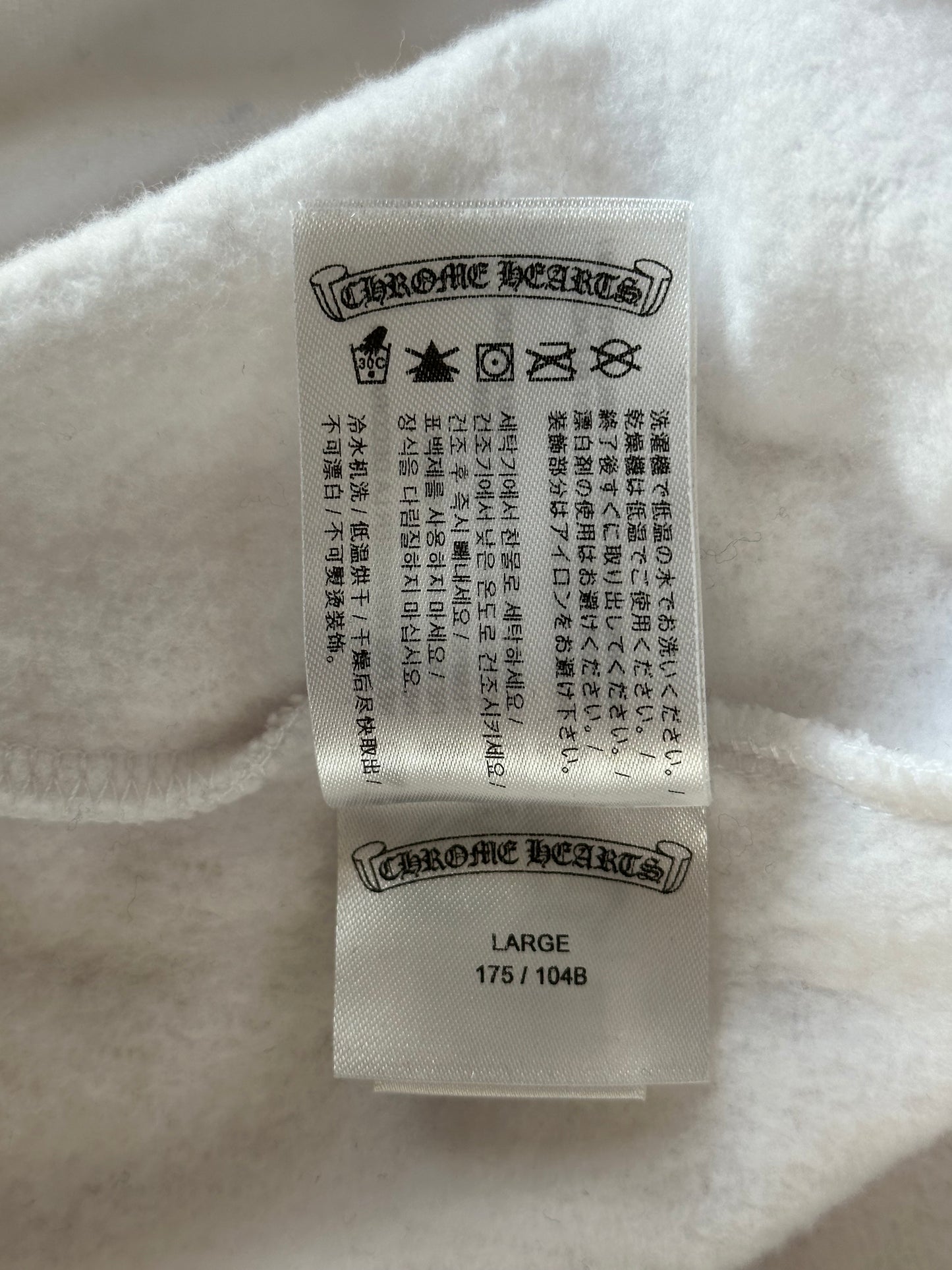 Chrome Hearts White & Purple Dagger Hoodie