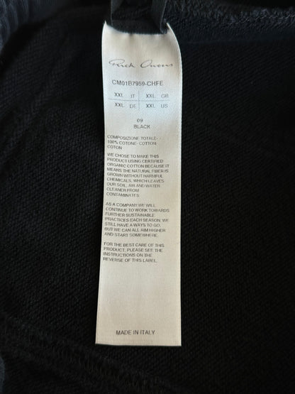 Rick Owens Champion Black & White Embroidered Logo Sweatpants
