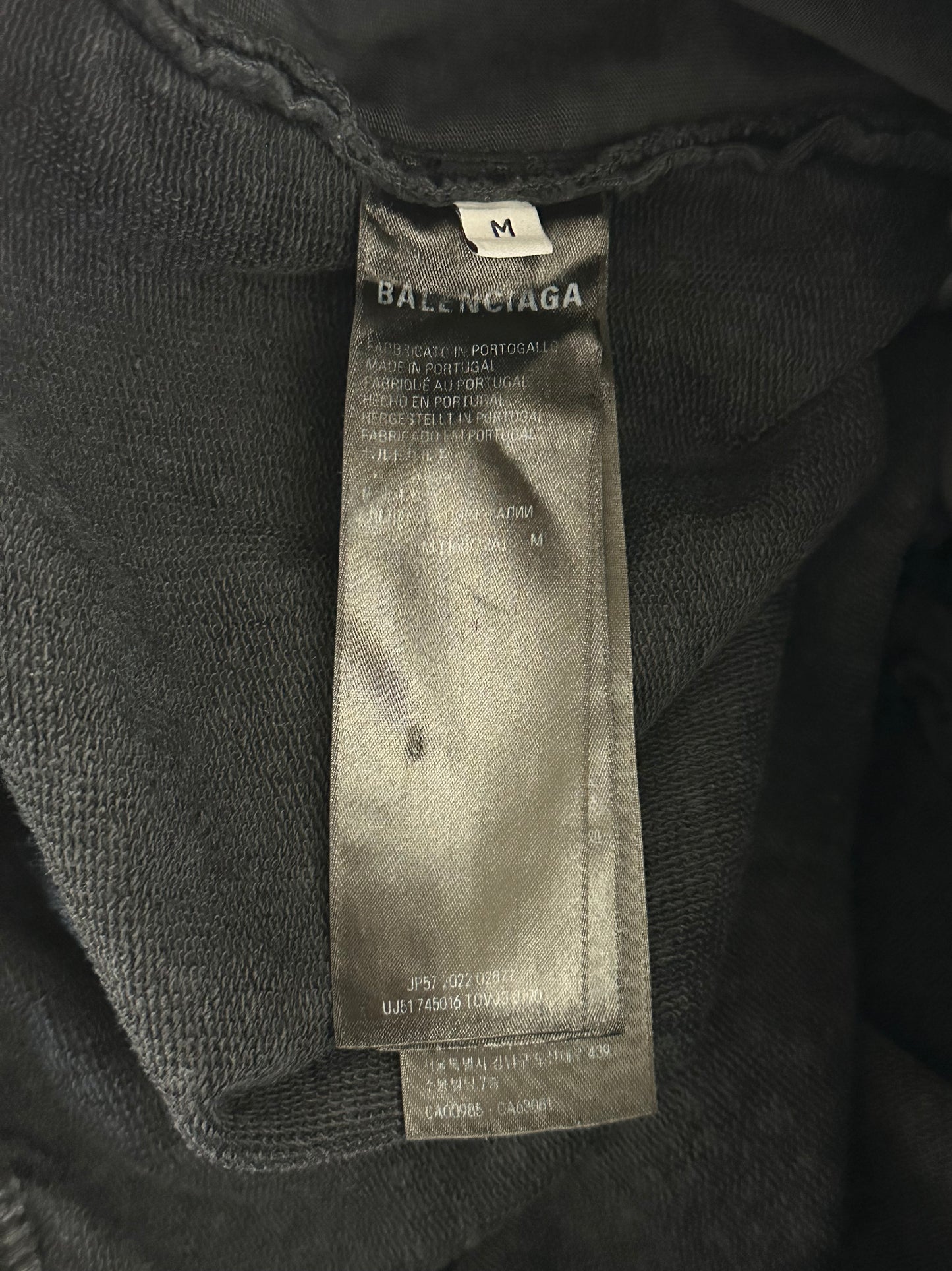 Balenciaga Black Rhinestone Embellished Sweatpants