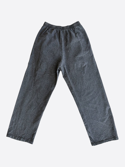 Balenciaga Black Rhinestone Embellished Sweatpants