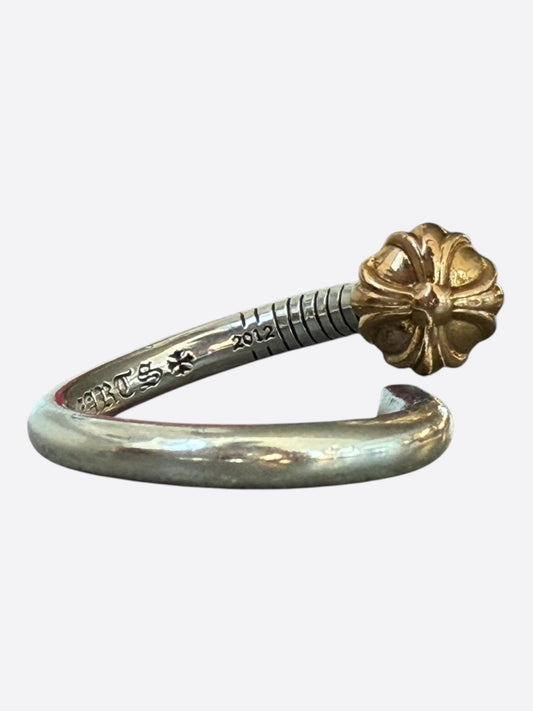 Chrome Hearts Silver & Gold Nail Ring