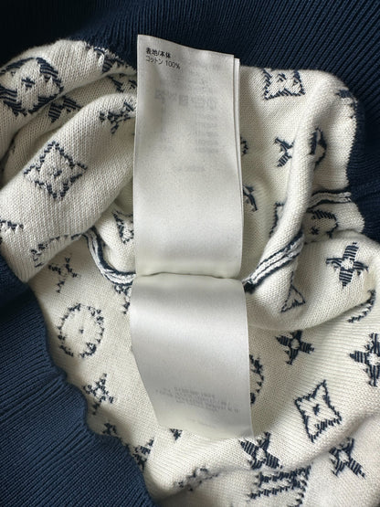 Louis Vuitton Navy & White Monogram Gradient Sweater