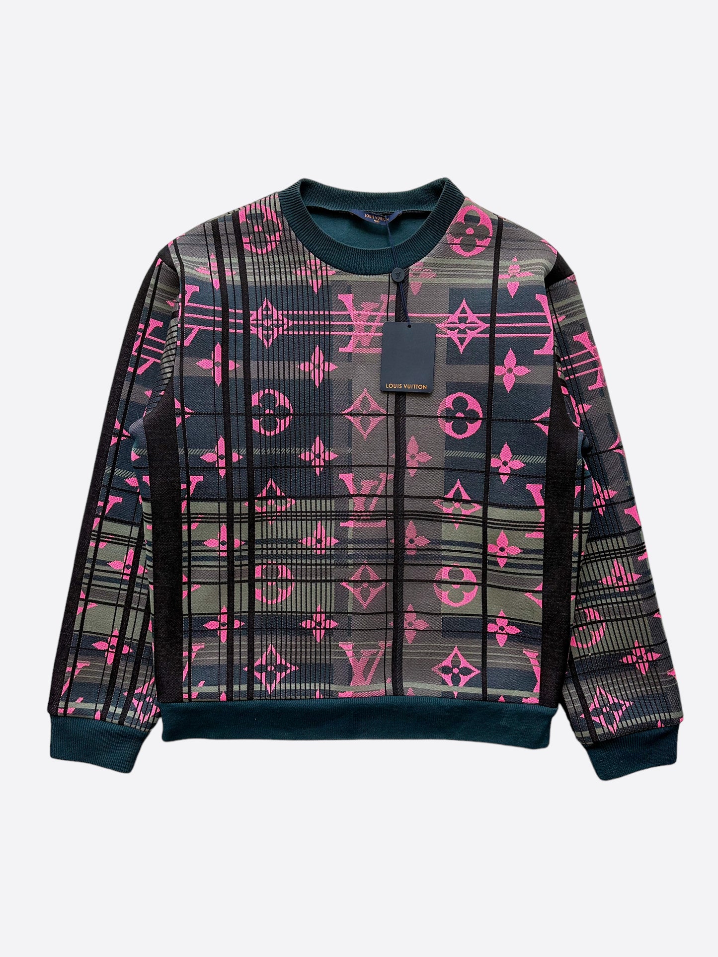 Louis Vuitton Pink Monogram Jacquard Sweater – Savonches