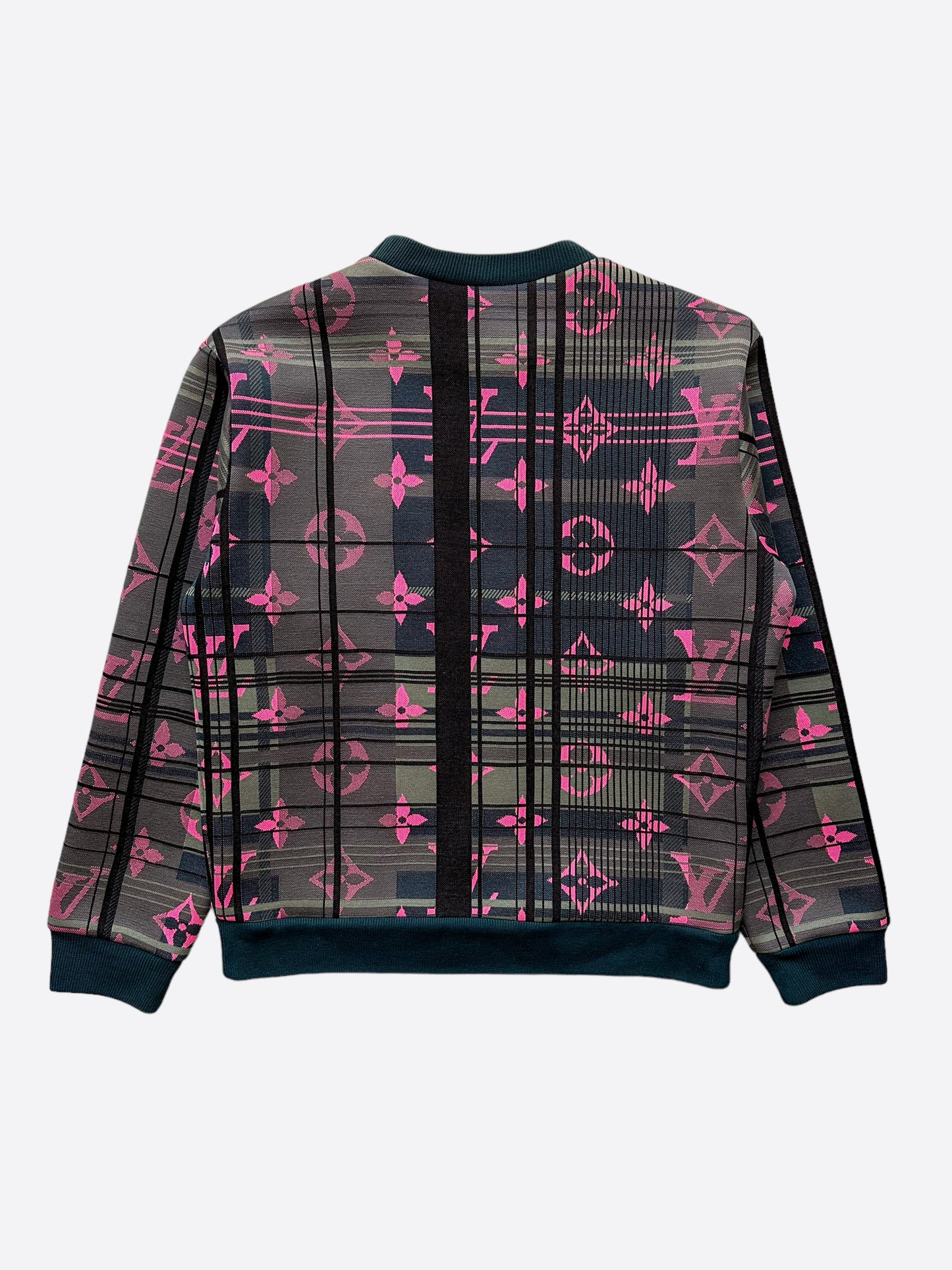 Louis Vuitton Pink Monogram Jacquard Sweater