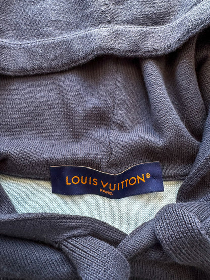 Louis Vuitton Grey & White Monogram Gradient Hoodie