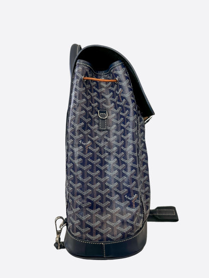 Goyard Blue Alpin MM Backpack