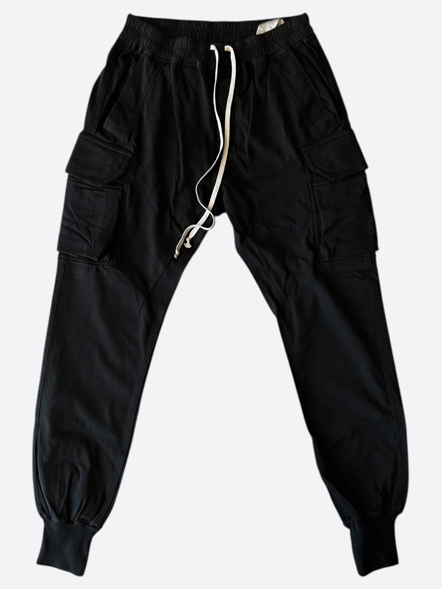 Rick Owens Black Mastodon Cargo Pants