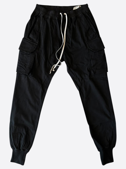 Rick Owens Black Mastodon Cargo Pants