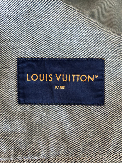 Louis Vuitton Blue Monogram Denim Workwear Jacket