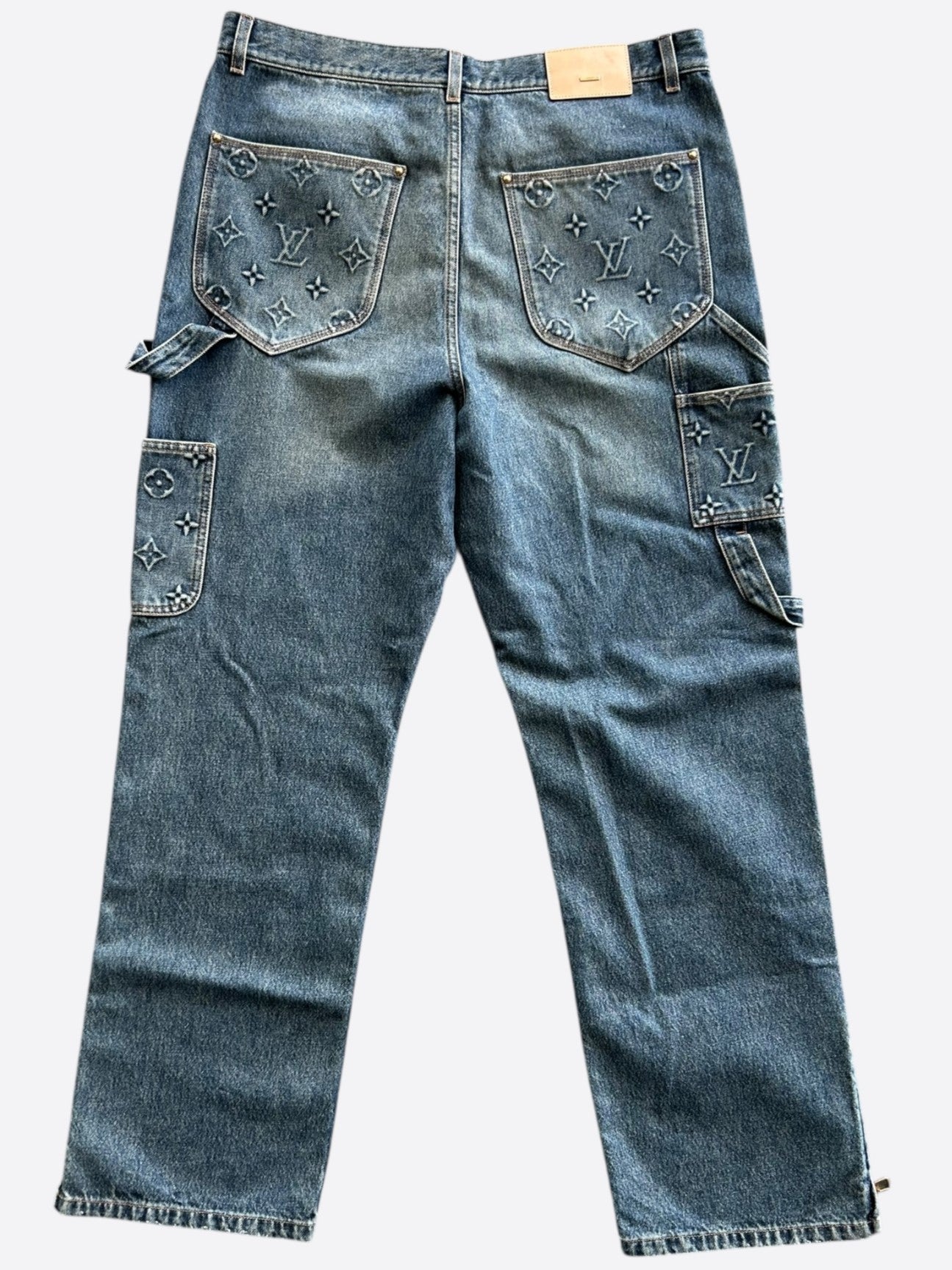 Louis Vuitton Blue Monogram Carpenter Jeans