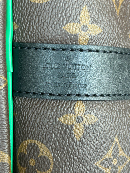 Louis Vuitton Brown & Green Monogram Keepall 50