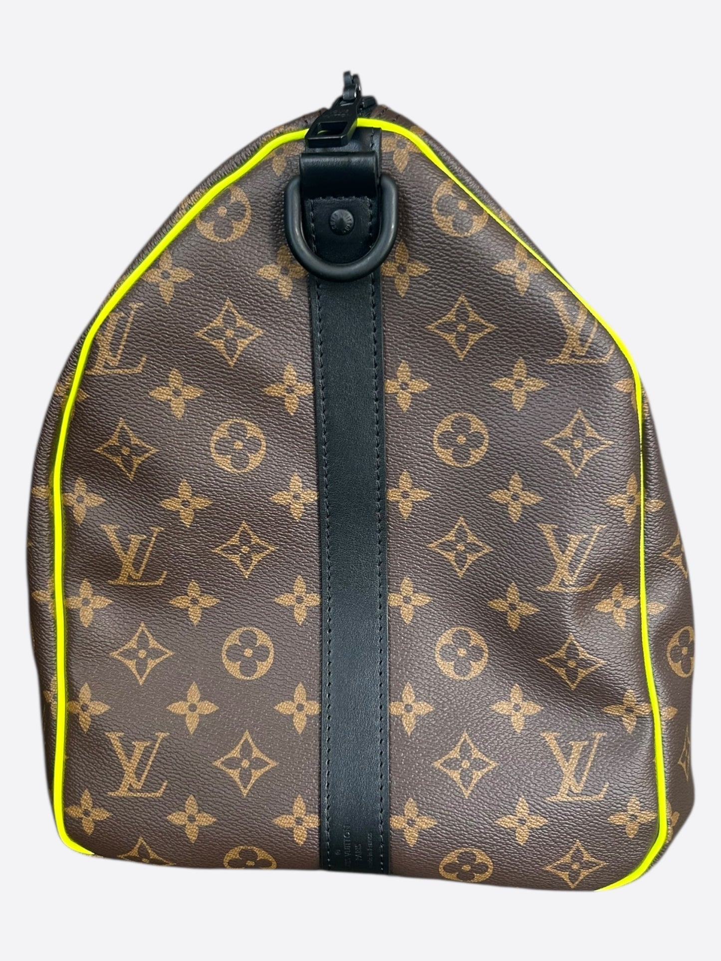 Louis Vuitton Brown & Yellow Monogram Keepall 50