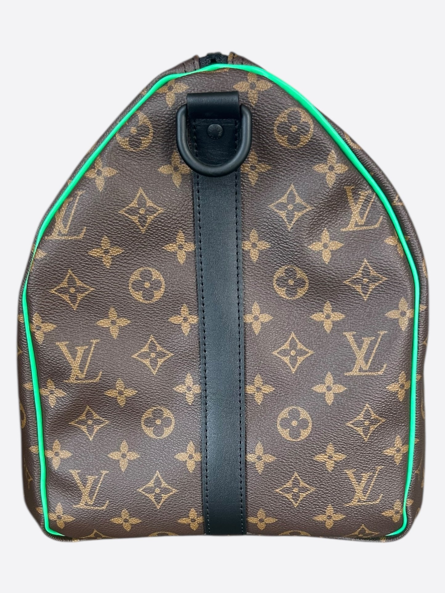Louis Vuitton Brown & Green Monogram Keepall 50