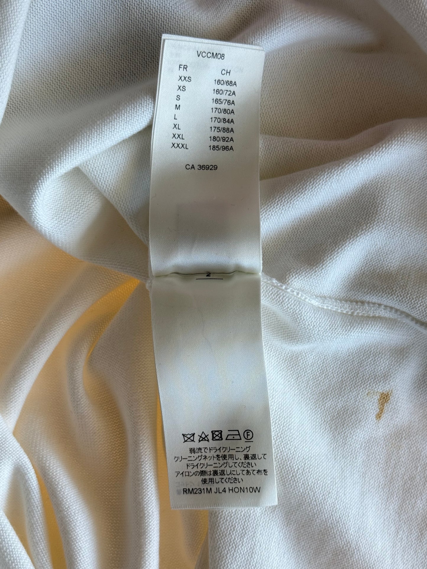 Louis Vuitton White Intarsia Rapper Graphic T-Shirt