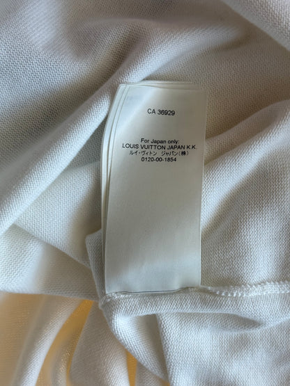 Louis Vuitton White Intarsia Rapper Graphic T-Shirt