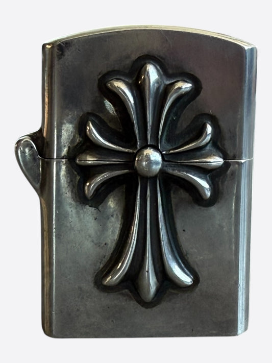 Chrome Hearts Silver Los Angeles Exclusive Cross Lighter