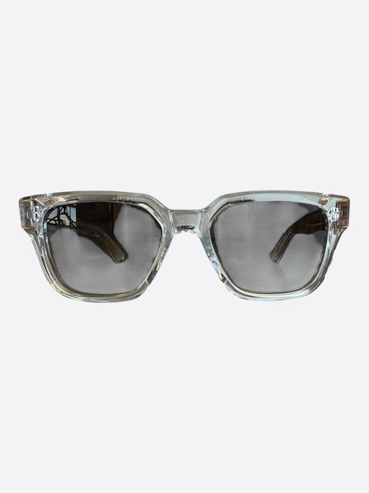 Chrome Hearts Clear & Gold Vagillionaire 2 Tinted Glasses