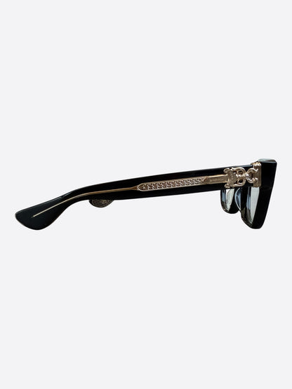 Chrome Hearts Black & Gold Cuntvoluted Glasses