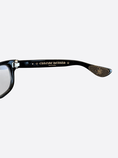 Chrome Hearts Black & Gold Cuntvoluted Glasses