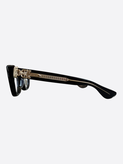 Chrome Hearts Black & Gold Cuntvoluted Glasses