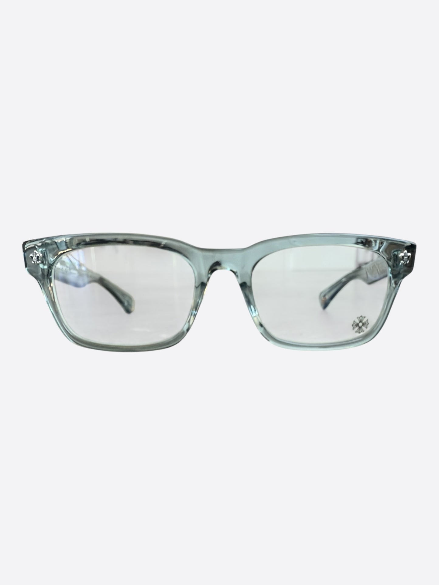 Chrome Hearts Clear & Silver Gittin Any Glasses
