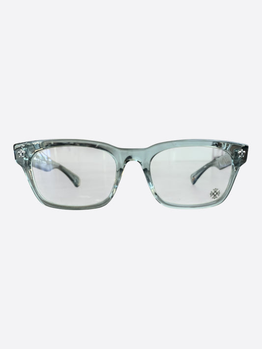 Chrome Hearts Clear & Silver Gittin Any Glasses