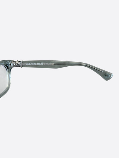 Chrome Hearts Clear & Silver Gittin Any Glasses