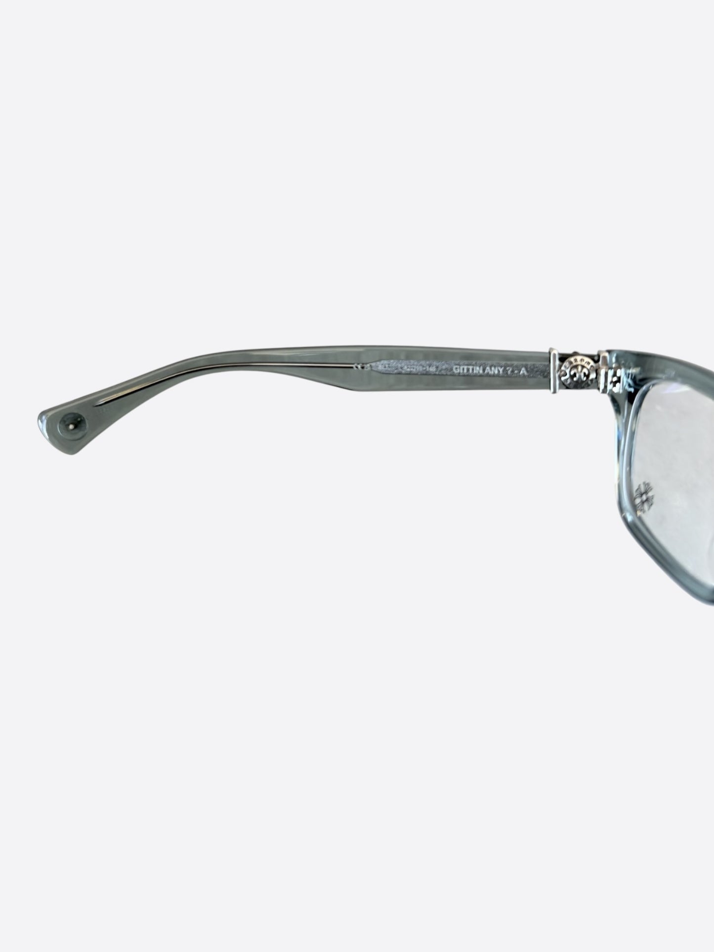 Chrome Hearts Clear & Silver Gittin Any Glasses