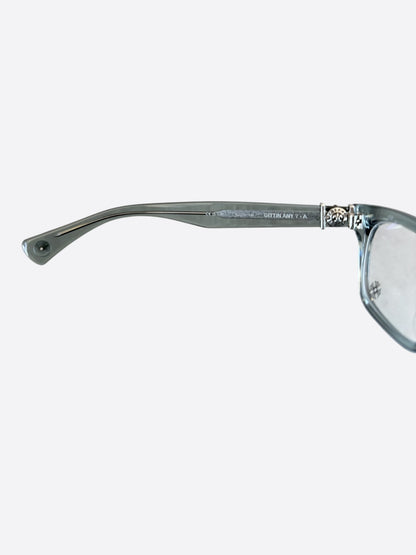 Chrome Hearts Clear & Silver Gittin Any Glasses