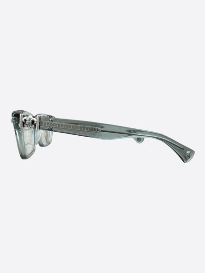 Chrome Hearts Clear & Silver Gittin Any Glasses