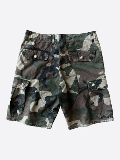 Chrome Hearts Camouflage Cross Patch Cargo Shorts