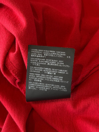 Balenciaga Red & Black Logo T-Shirt