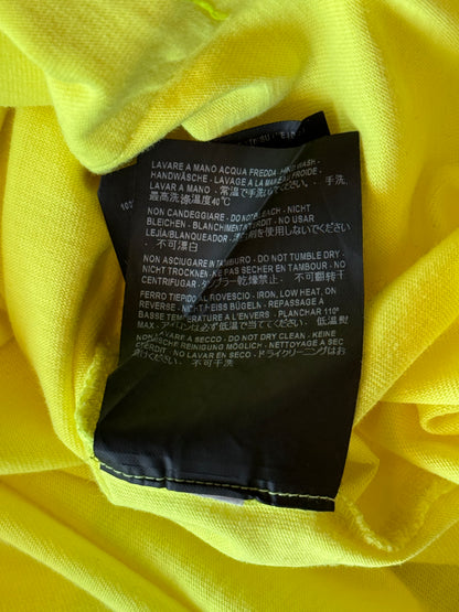 Balenciaga Yellow & Black Logo T-Shirt
