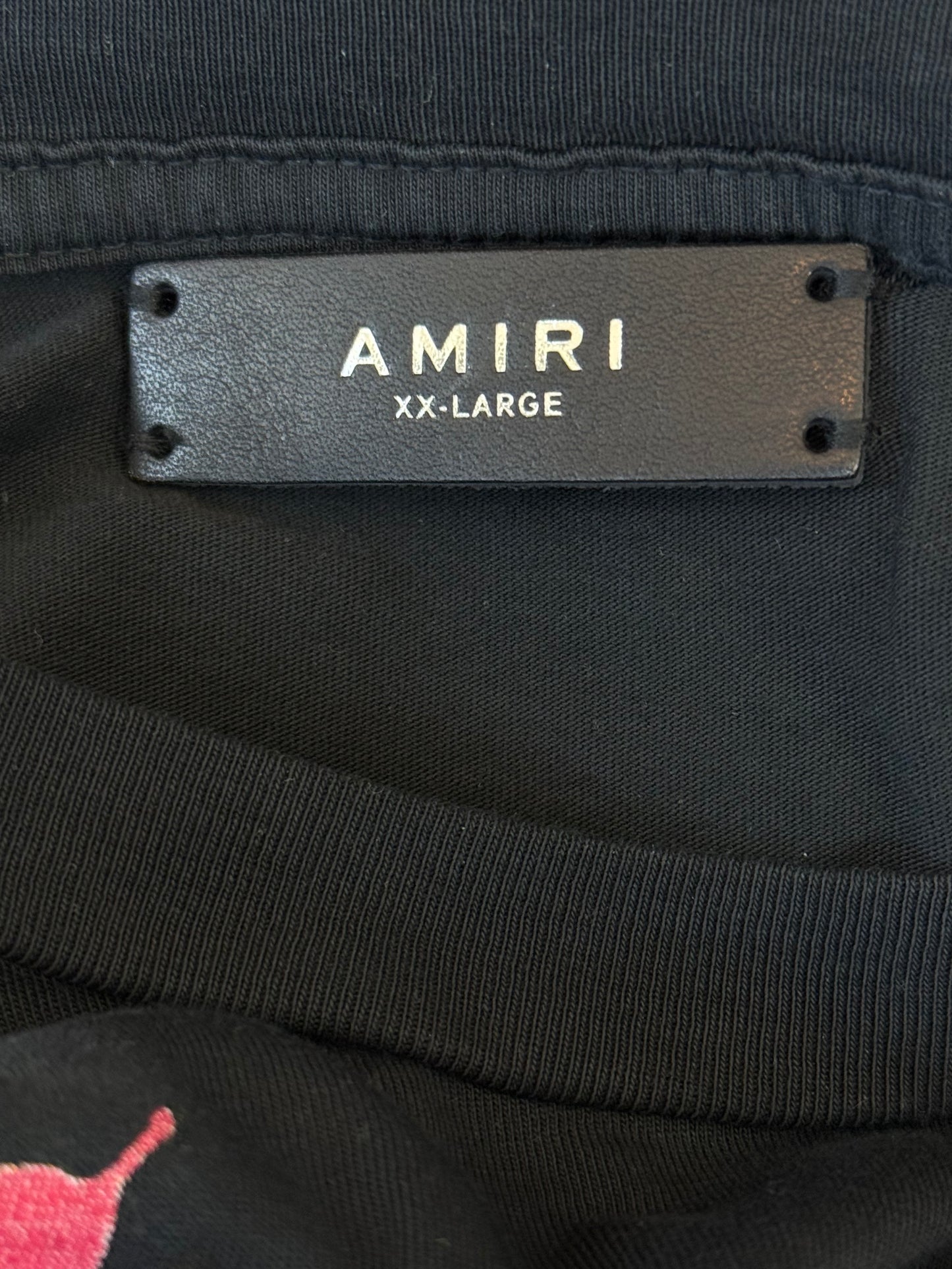 Amiri White & Black Tie Dye Dragon Logo T-Shirt