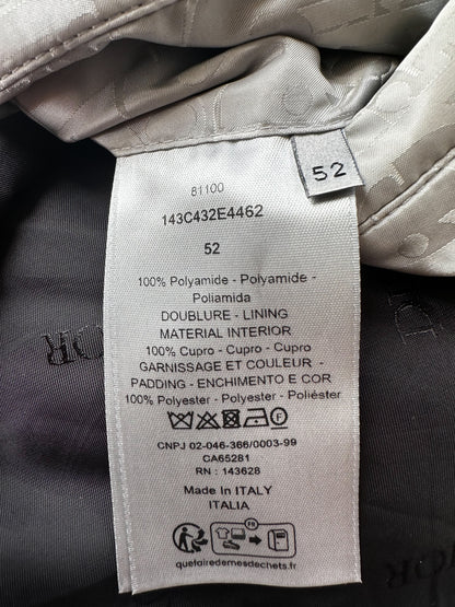 Dior Silver Oblique Bomber Jacket