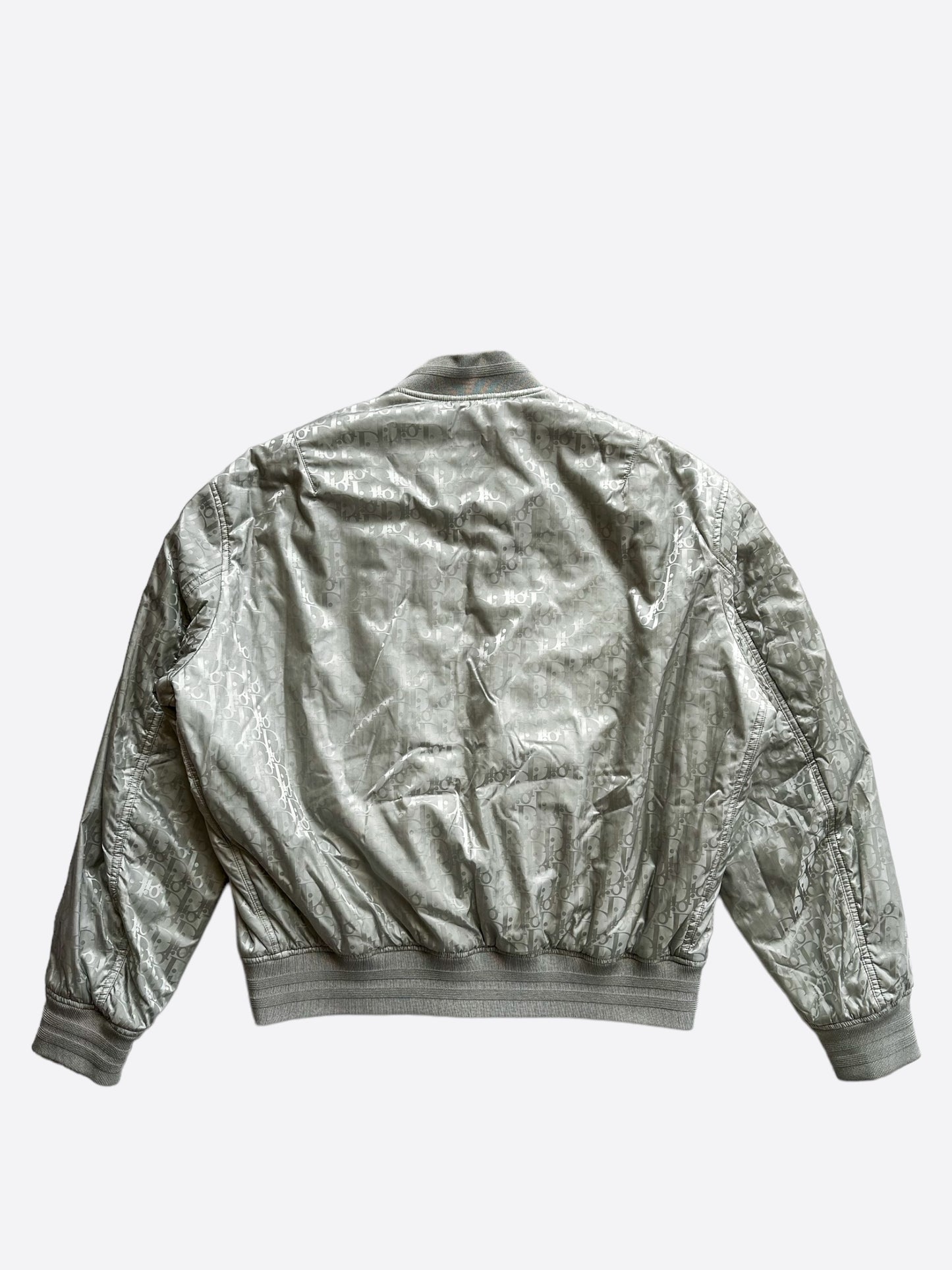 Dior Silver Oblique Bomber Jacket