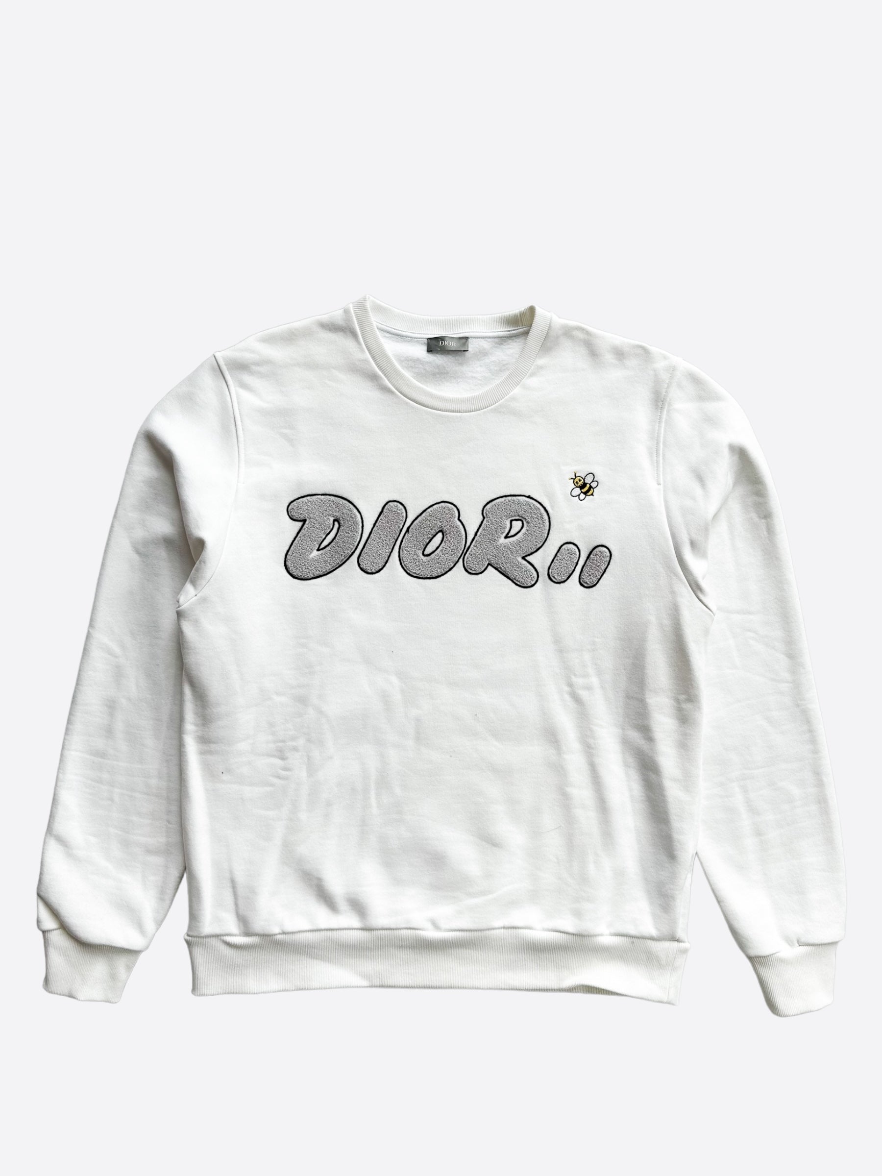 Dior Kaws White & Grey Logo Sweater – Savonches