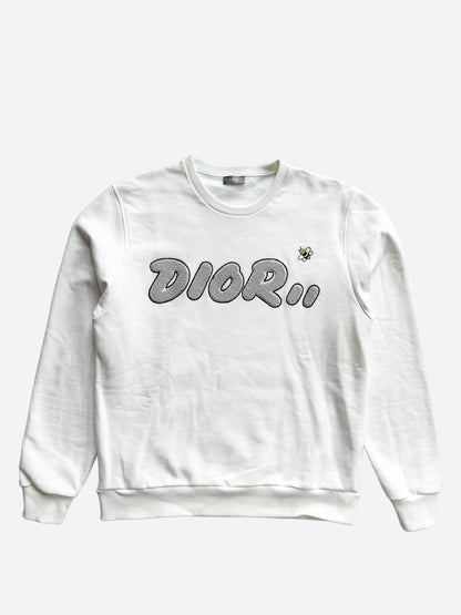 Dior Kaws White Grey Logo Sweater – Savonches - Main Image