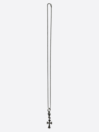 Chrome Hearts Silver Cross Pendant Necklace