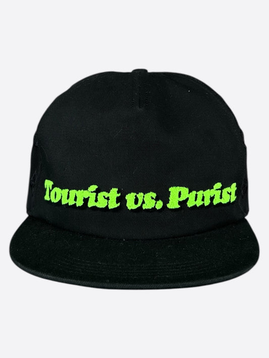 Louis Vuitton Black & Green Tourist Vs. Purist Monogram Hat