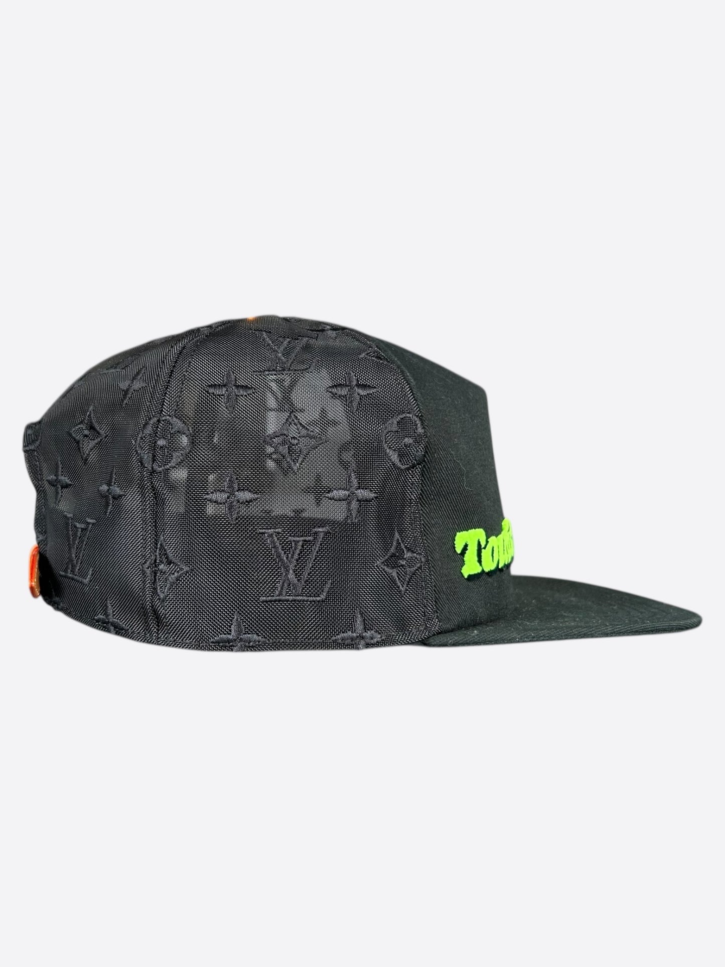 Louis Vuitton Black & Green Tourist Vs. Purist Monogram Hat