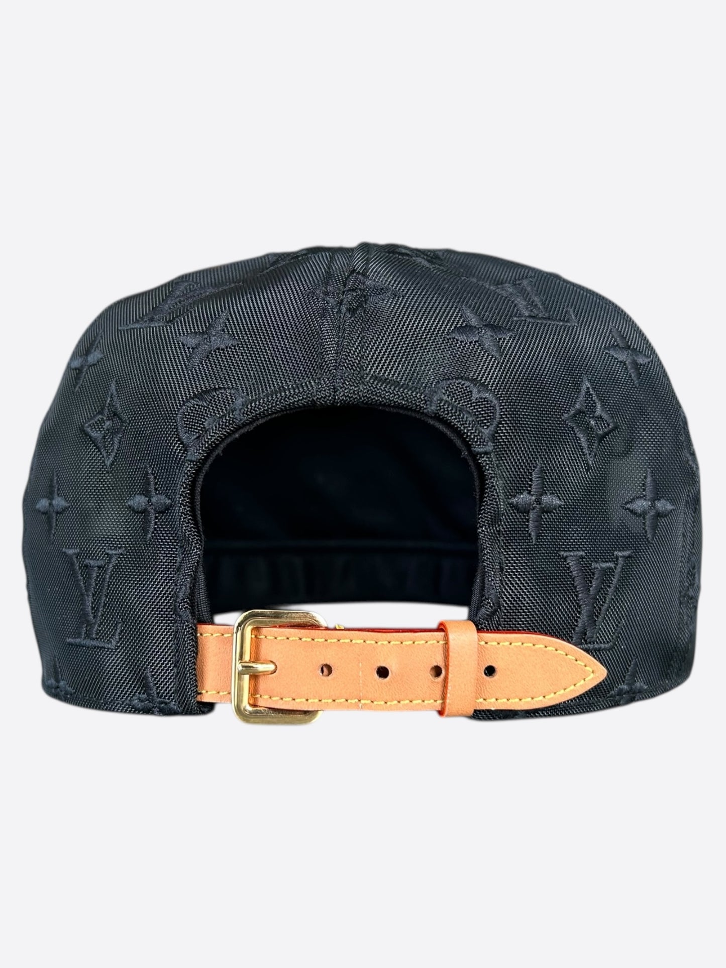 Louis Vuitton Black & Green Tourist Vs. Purist Monogram Hat