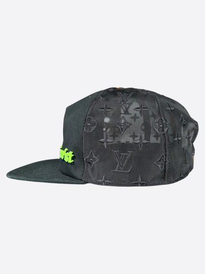 Louis Vuitton Black & Green Tourist Vs. Purist Monogram Hat