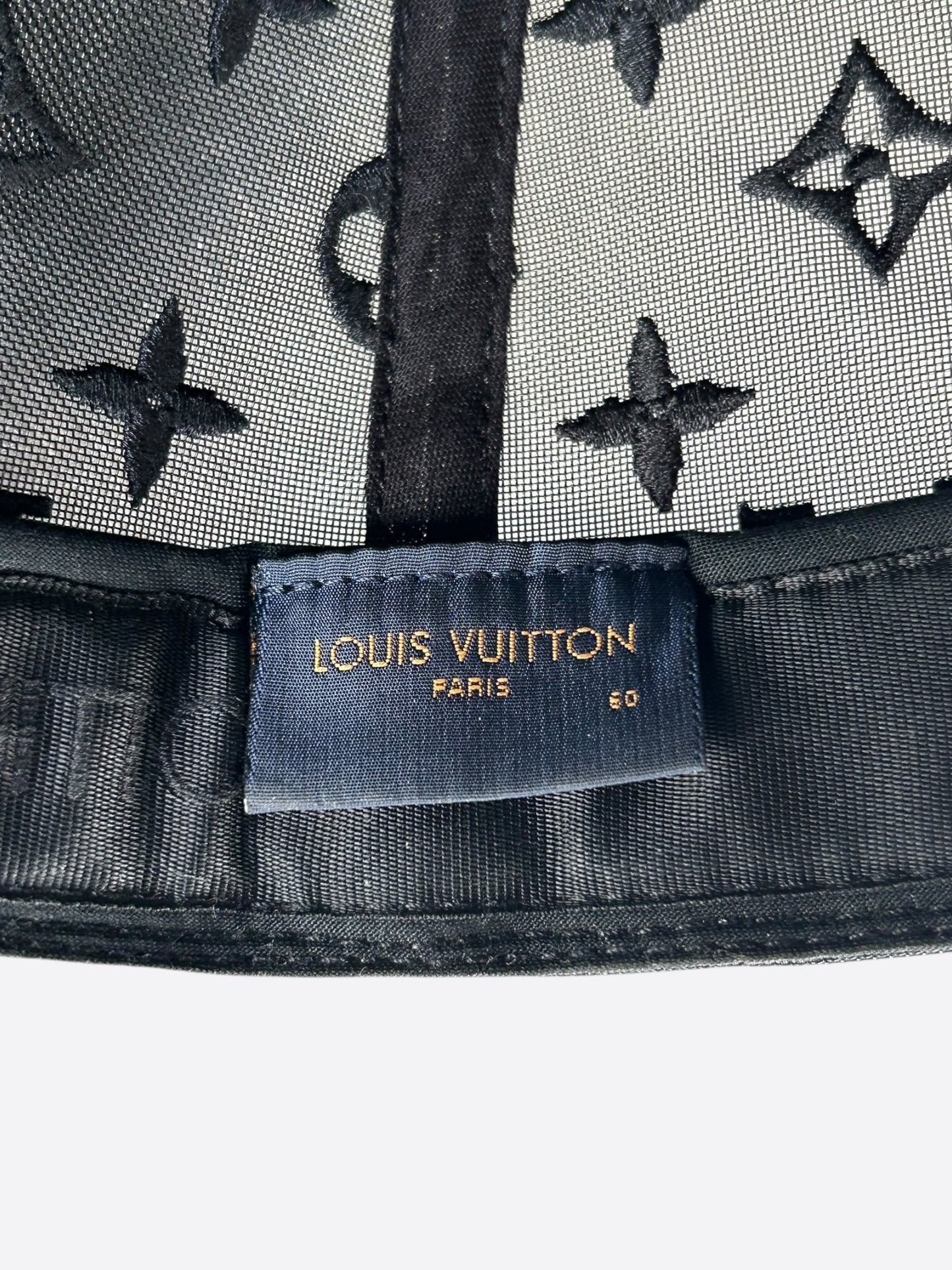 Louis Vuitton Black & Green Tourist Vs. Purist Monogram Hat