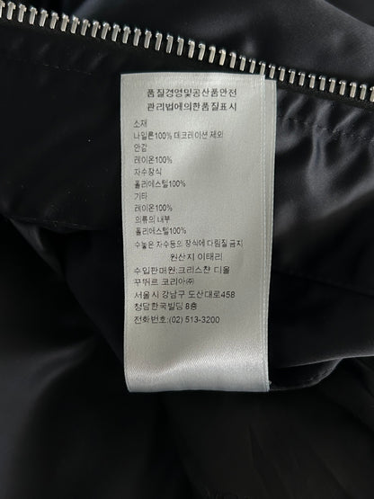 Dior Peter Doig Black & White Logo Bomber Jacket