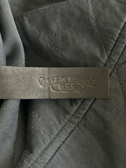 Chrome Hearts Blue & White Script Padded Denim Jacket