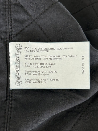 Chrome Hearts Blue & White Script Padded Denim Jacket