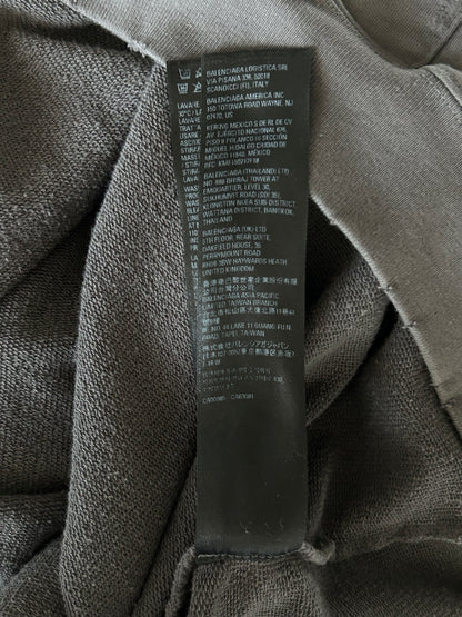 Balenciaga Black & White Campaign Logo Hoodie